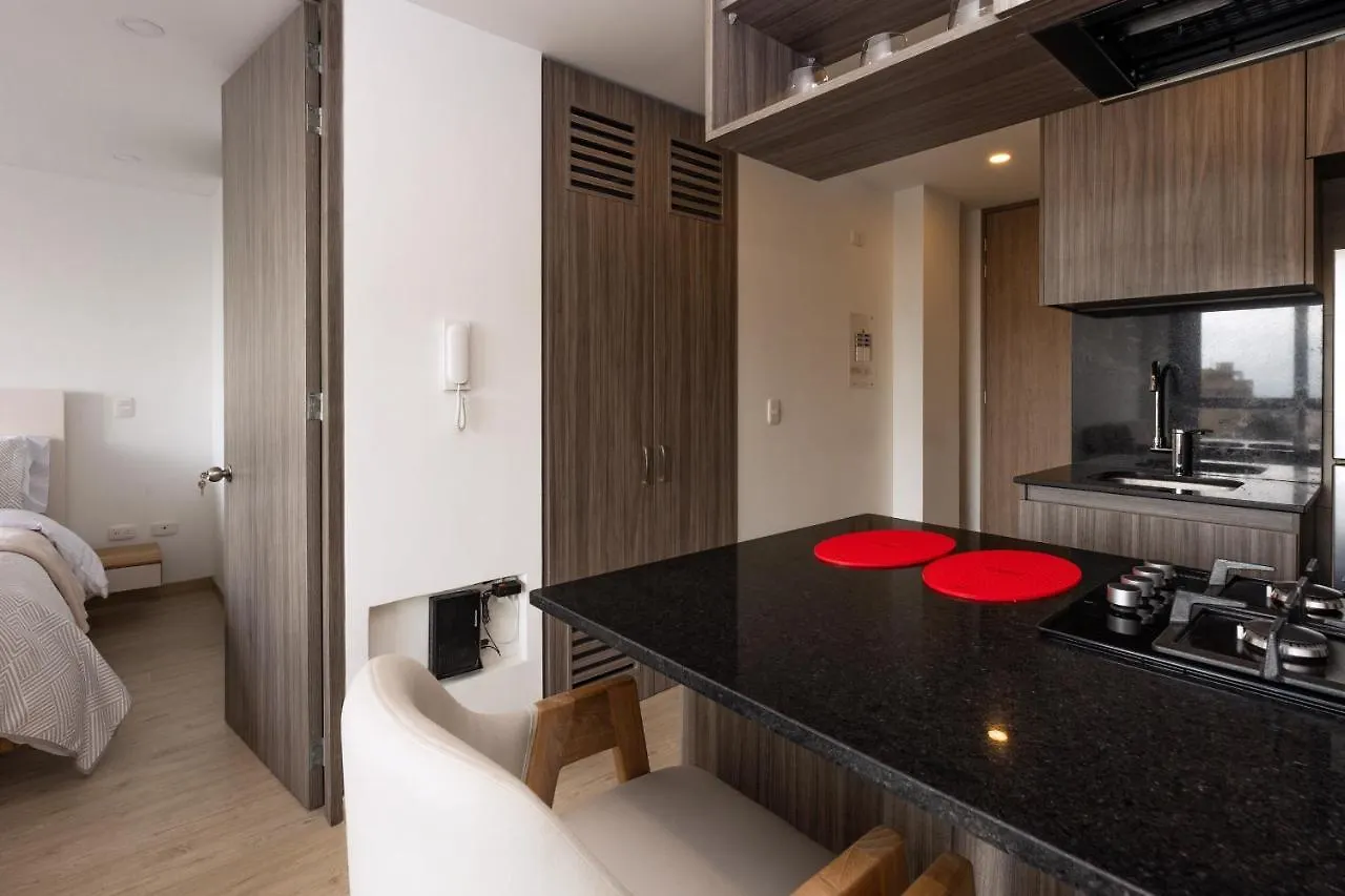 公寓 Condo De Lujo Chapinero Alto Con Vista A La Ciudad 波哥大