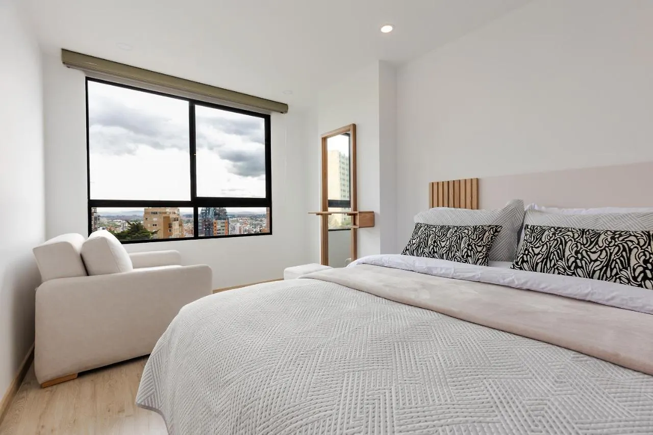 Condo De Lujo Chapinero Alto Con Vista A La Ciudad 波哥大 公寓